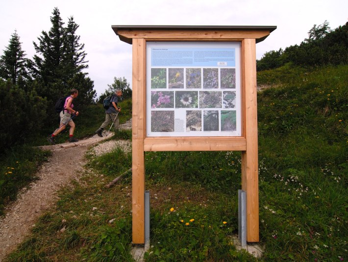 Tafel Naturlehrpfad, © Herzogstandbahn GmbH