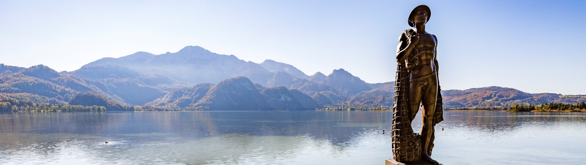 Fischer am Kochelsee, Herbstbild, © Tourist Information Kochel a. See