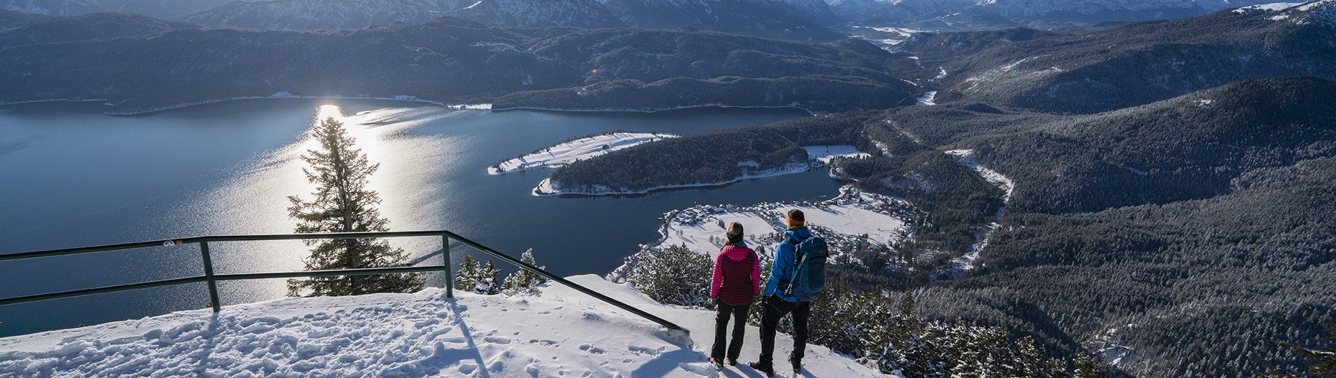 Aktiv im Winter Herzogstand, © Tourist Information Kochel a. See, B. Ritschel