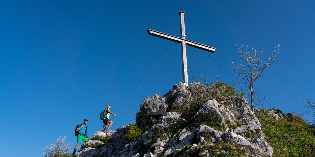 Rabenkopf-Gipfel über dem Kochelsee, © Tourist Information Kochel a. See