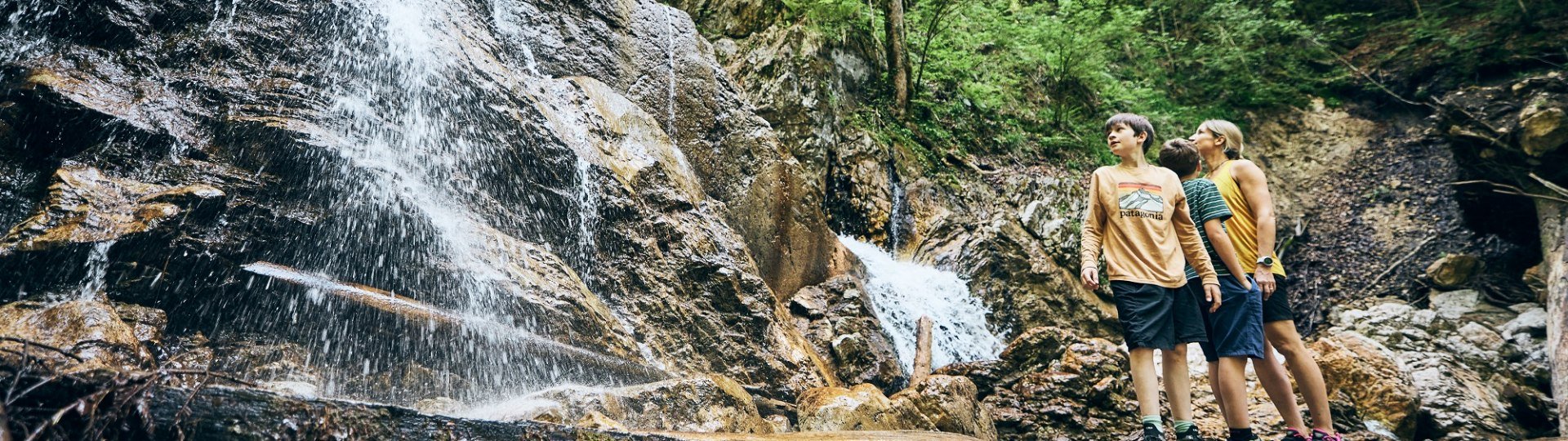 Kinder Lainbachwasserfall, © TOM; Tobias Köhler